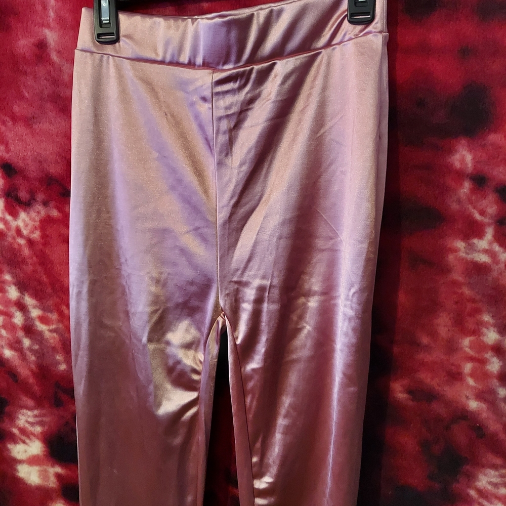 Shiny Pink Leggings